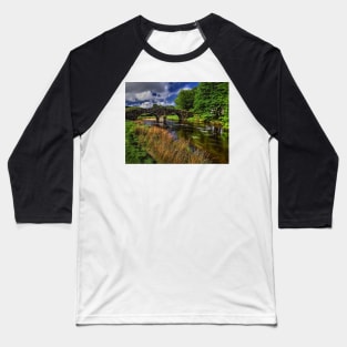 Two Bridges and West Dart River Baseball T-Shirt